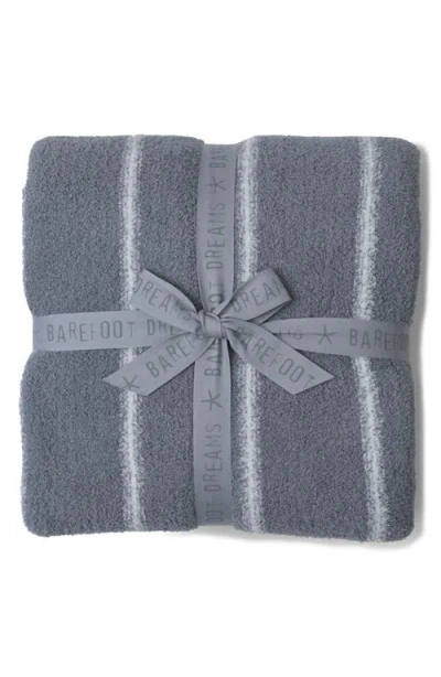Barefoot Dreams Cozychic™ Pinstripe Bed Blanket In Gray