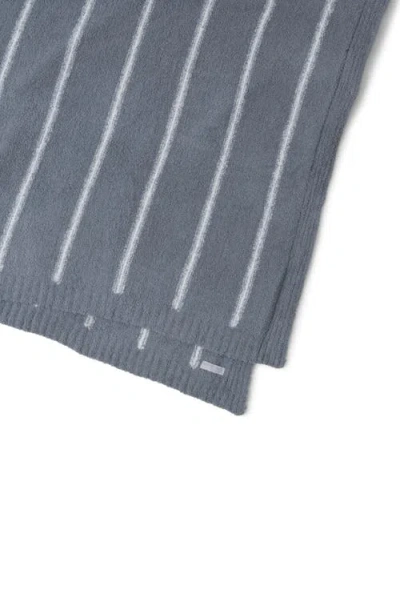 Barefoot Dreams Cozychic™ Pinstripe Bed Blanket In Gray