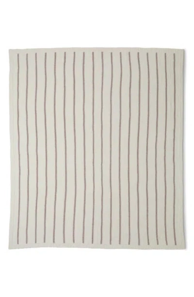 Barefoot Dreams Cozychic™ Pinstripe Bed Blanket In Neutral