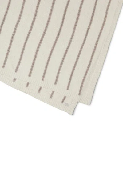 Barefoot Dreams Cozychic™ Pinstripe Bed Blanket In Neutral