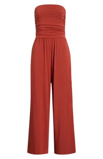 Sweaty Betty Strapless Wide Leg Jumpsuit