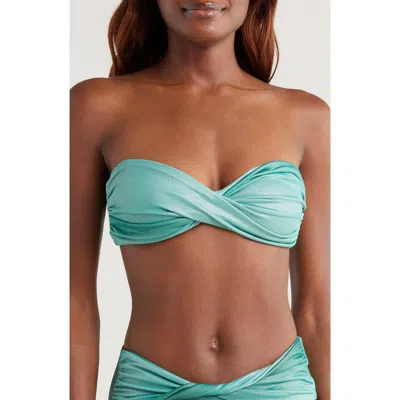 Boamar Kai Twist Bikini Top In Green