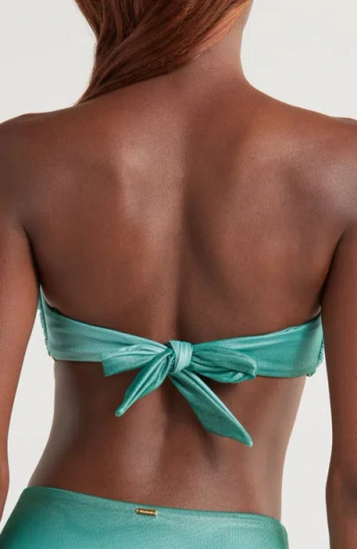 Boamar Kai Twist Bikini Top In Green