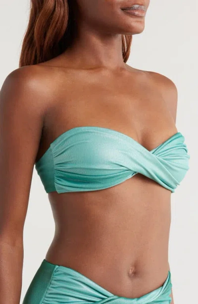 Boamar Kai Twist Bikini Top In Green