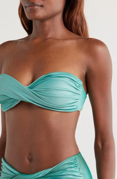 Boamar Kai Twist Bikini Top In Green