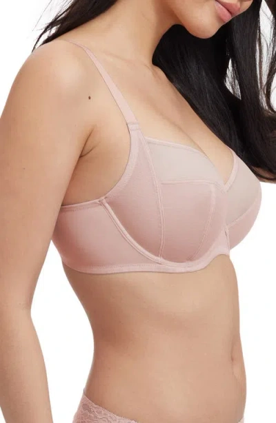 Skarlett Blue Spellbound Underwire Full Coverage Bra In Pink