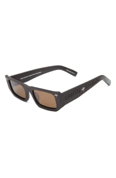 Santo Studio Palermo Polarized Rectangular Sunglasses