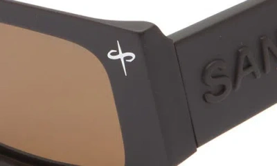 Santo Studio Palermo Polarized Rectangular Sunglasses