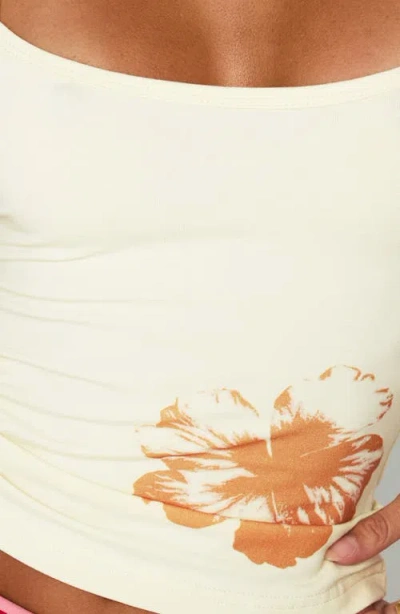 Princess Polly Lolana Hibiscus Graphic Crop Camisole