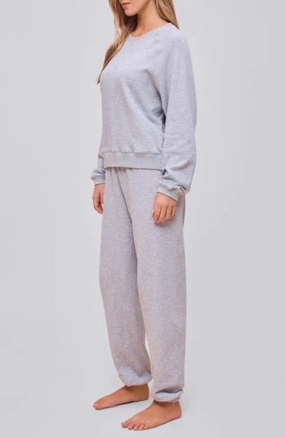 Papinelle Most Wanted Long Sleeve Cotton Blend Sweatshirt In Blue