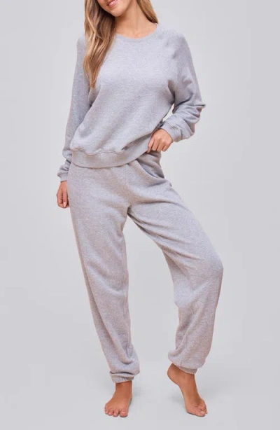 Papinelle Most Wanted Long Sleeve Cotton Blend Sweatshirt In Blue