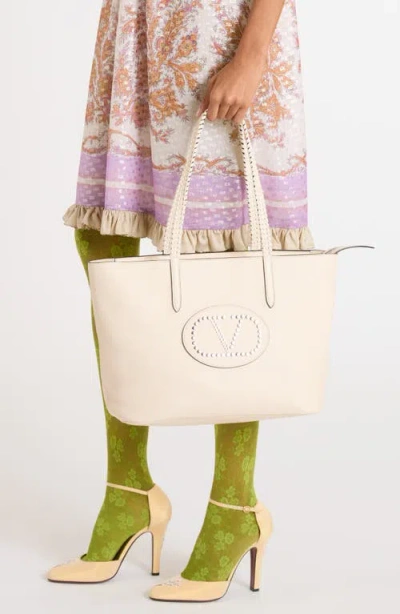 Valentino Garavani Nellcôte Leather Shopper