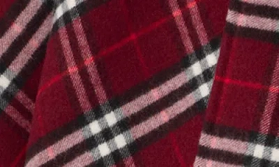 Burberry Check Double Face Wool & Cashmere Cape