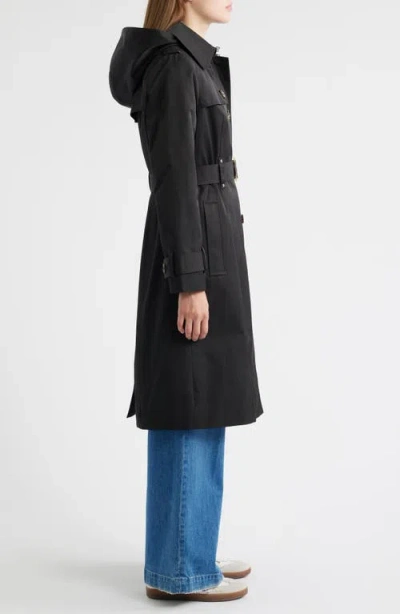 London Fog Double Breasted Trench Raincoat