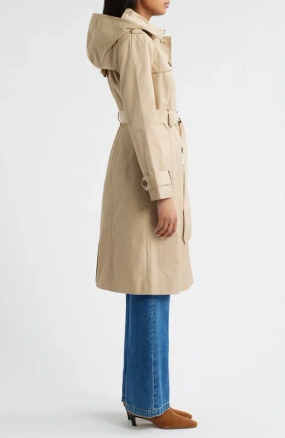 London Fog Double Breasted Trench Raincoat