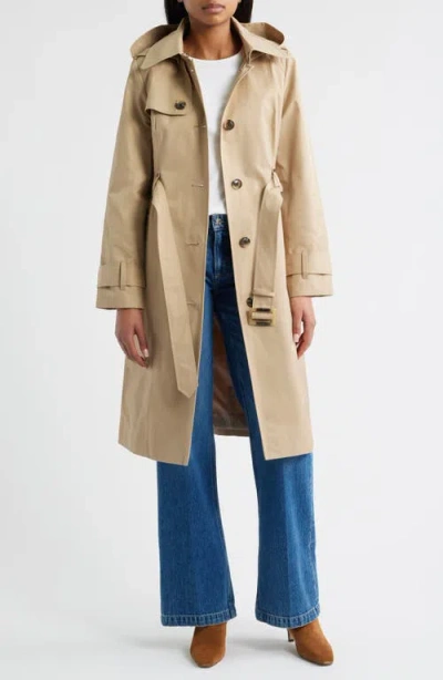 London Fog Double Breasted Trench Raincoat