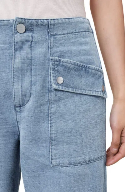 Allsaints Val Cargo Jogger Jeans In Blue