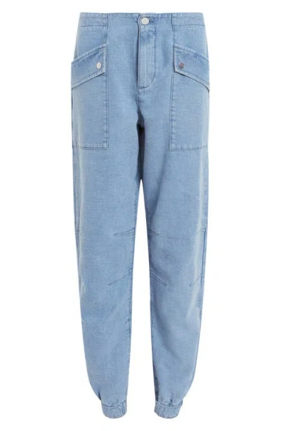 Allsaints Val Cargo Jogger Jeans In Blue