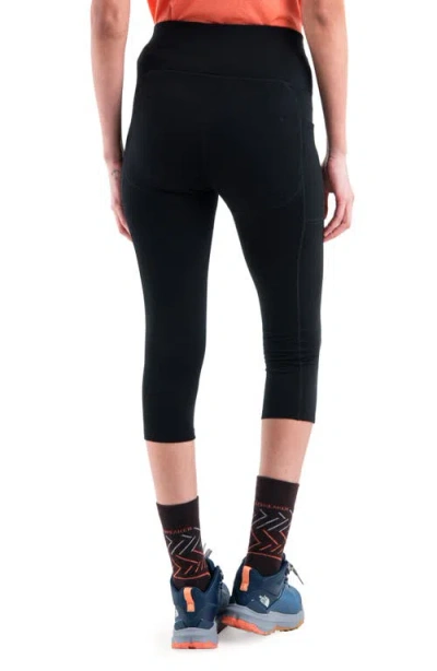 Icebreaker Merino 260 Fastray Three-quarter Tights In Black