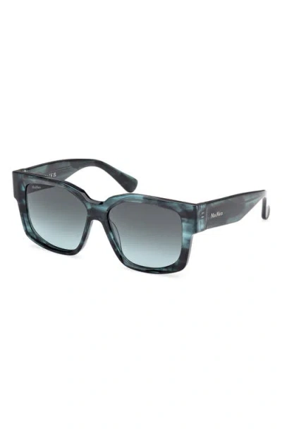 Max Mara Glimpse 54mm Round Sunglasses