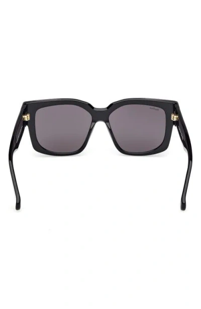 Max Mara Glimpse 54mm Round Sunglasses