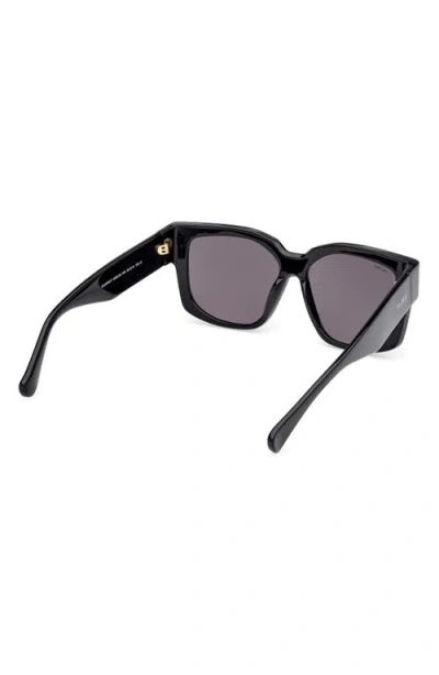Max Mara Glimpse 54mm Round Sunglasses