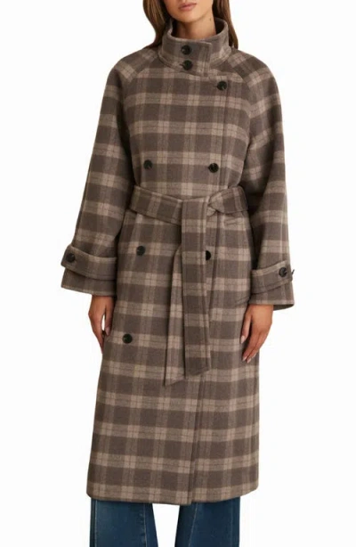 Reiss Poppie Coat In Brown