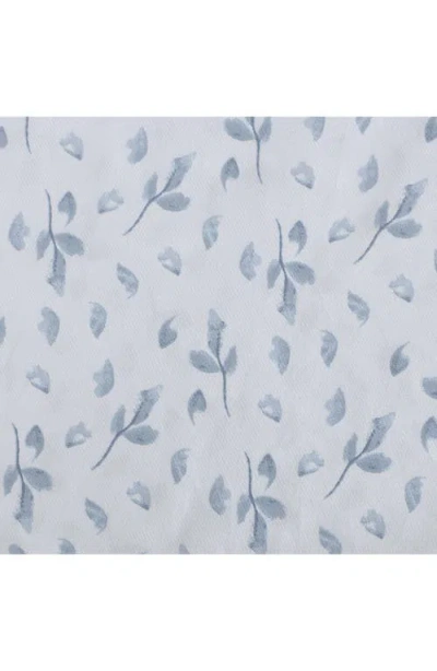 Calvin Klein Falling Petals 300 Thread Count Sateen Sheet Set In Blue