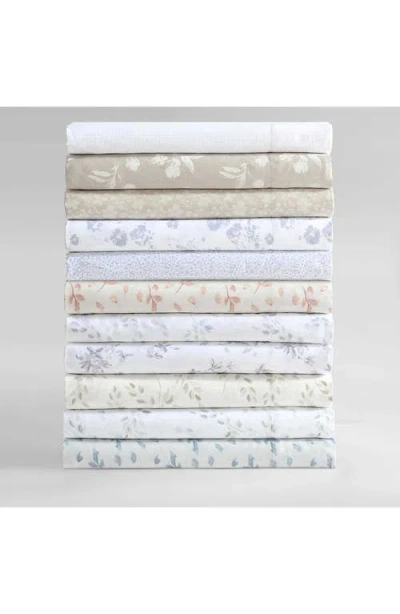 Calvin Klein Falling Petals 300 Thread Count Sateen Sheet Set In Blue