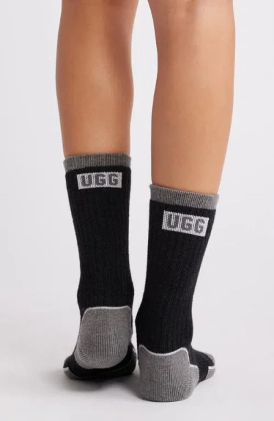Ugg(r) Luann Wool Blend Crew Socks