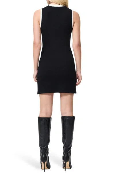 French Connection Knit Sheath Dress In Black