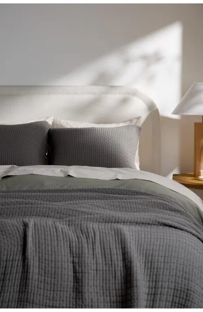 Parachute Air Organic Cotton Sham Set In Gray