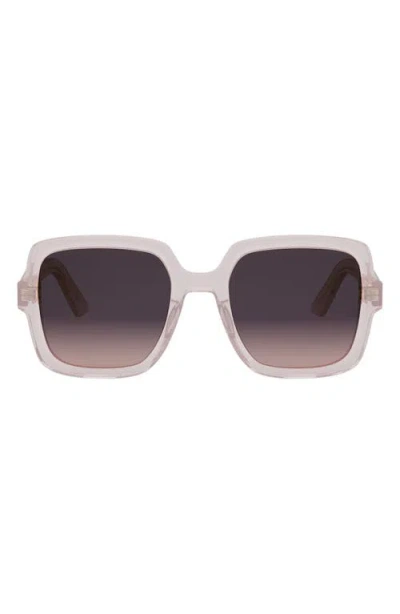 Dior 'midnight S4i 54mm Square Sunglasses