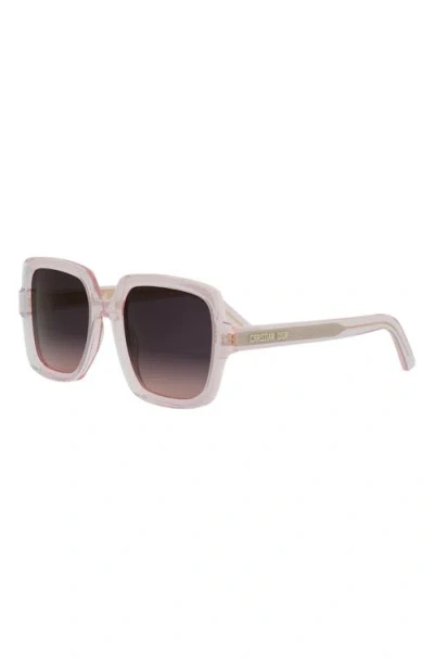 Dior 'midnight S4i 54mm Square Sunglasses