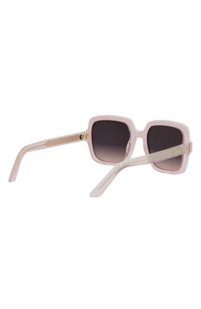 Dior 'midnight S4i 54mm Square Sunglasses