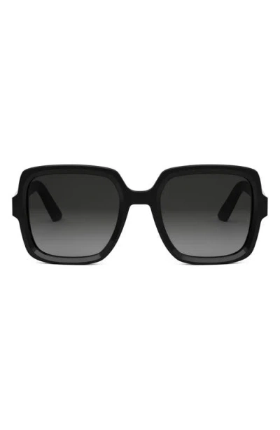 Dior 'midnight S4i 54mm Square Sunglasses