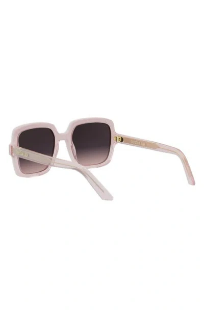 Dior 'midnight S4i 54mm Square Sunglasses