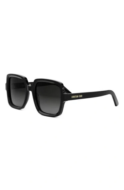 Dior 'midnight S4i 54mm Square Sunglasses