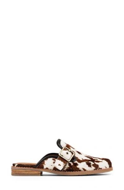 Donald Pliner Sabel Genuine Calf Hair Buckle Mule In Multi