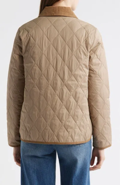 Barbour Clydebank Quilted Jacket In Brown