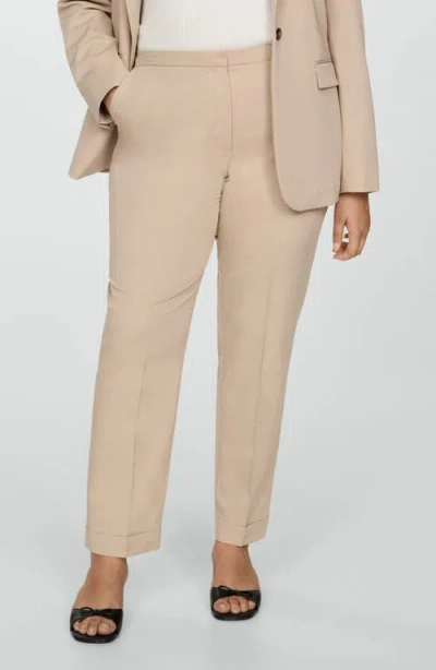 Mango Straight Leg Suit Pants