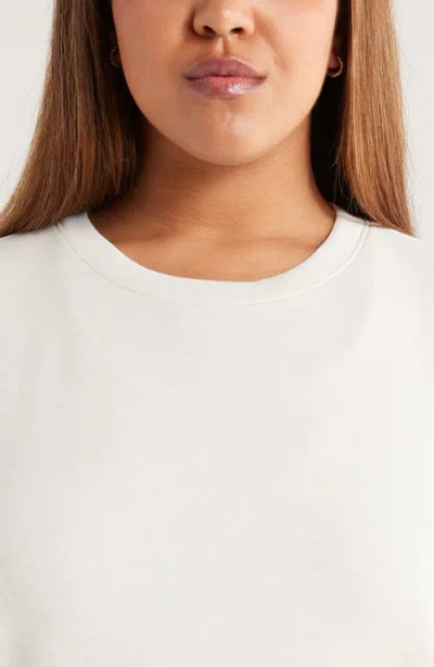 Zella Ultrasoft Boxy Knit Crew Sweatshirt
