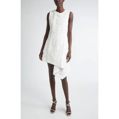Jason Wu Collection Asymmetric Textured Cotton Minidress