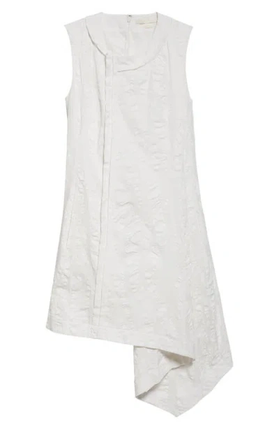 Jason Wu Collection Asymmetric Textured Cotton Minidress