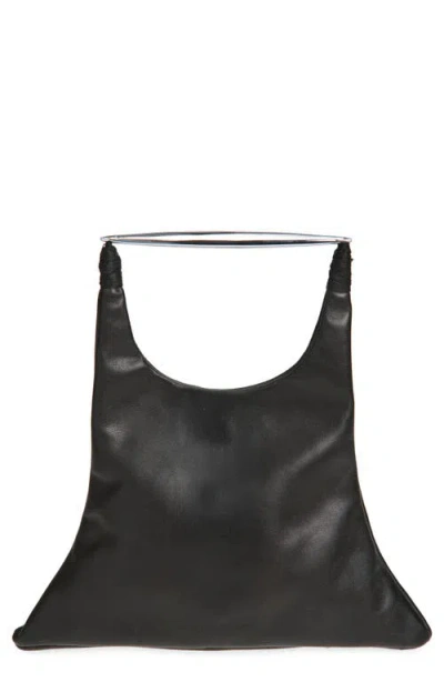 Grace Ling Spear Leather Top Handle Tote