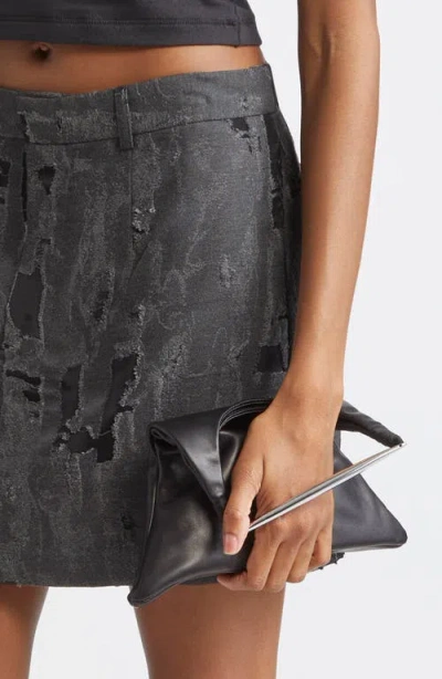 Grace Ling Spear Leather Top Handle Tote