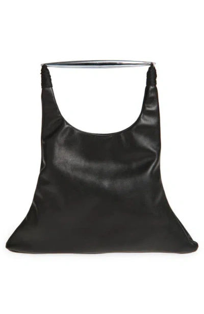 Grace Ling Spear Leather Top Handle Tote