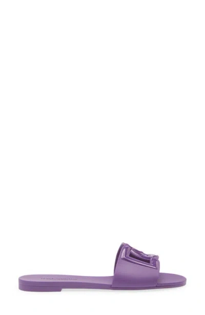 Dolce & Gabbana Dolce&gabbana Bianca Interlock Slide Sandal