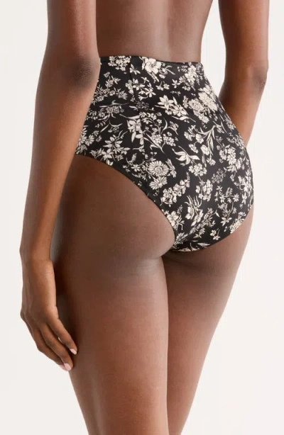 Ulla Johnson Zahara High Waist Bikini Bottoms In Black