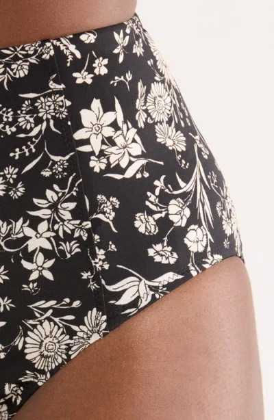 Ulla Johnson Zahara High Waist Bikini Bottoms In Black